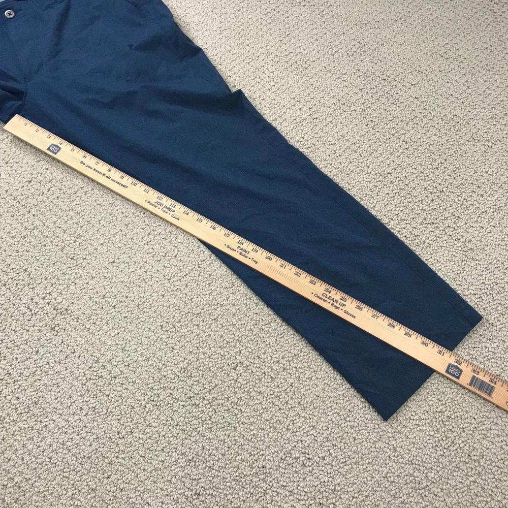 Under Armour Match Play Golf Pants Mens 38x32 Blue Heathered Straight Leg Chino